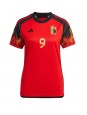 Billige Belgia Romelu Lukaku #9 Hjemmedrakt Dame VM 2022 Kortermet
